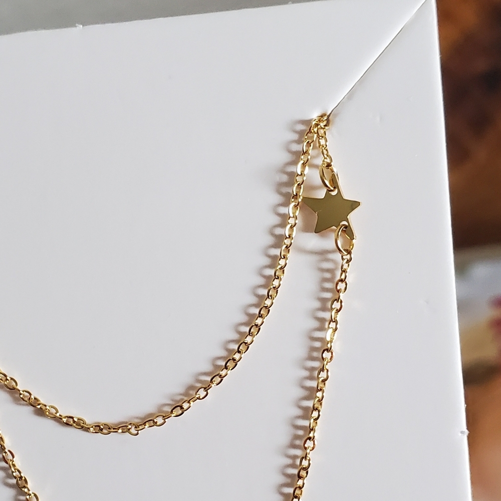 ⭐️ Jennifer Zeuner Star Double Necklace ⭐️ - Picture 8 of 12